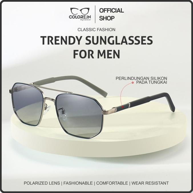 Kacamata Mengemudi Daylight Night Vision Colore.In Photocromic 2955