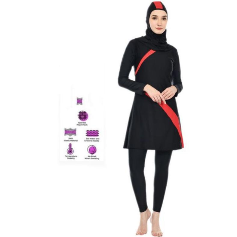 Trending Baju Renang Hijab Muslimah/Baju Renang Muslimah Syar'I