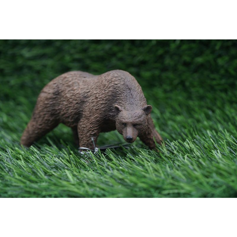 Brown Bear Beruang Animal Figure Binatang Mainan Edukasi Anak Miniature