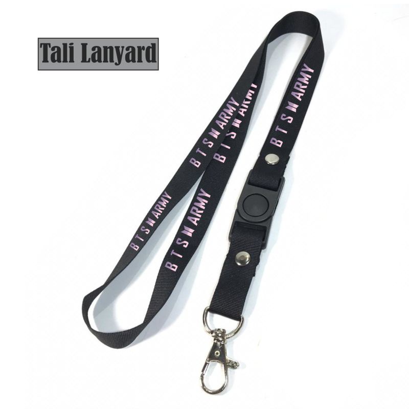 

Lanyard pods BTS ARMY tali lanyard BTS gantungan kunci name tag id card kartu nama / lanyard podss vapee gantungan / bisa cod lanyard best seller lanyard hitam lanyard murah / oring lengkap