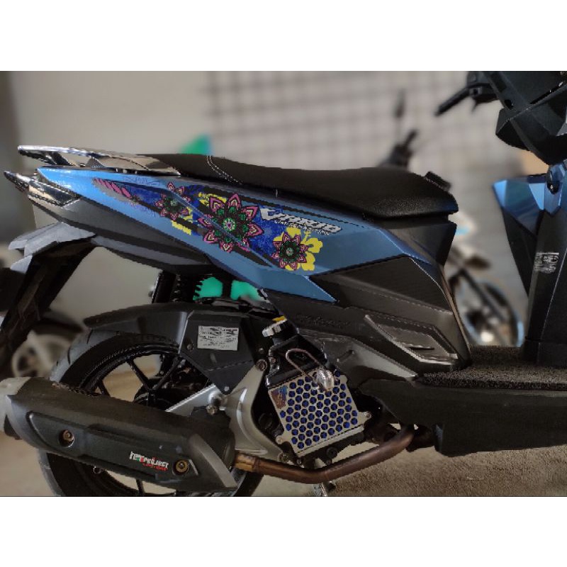 STRIPING STICKER VARIO LED OLD 125-150 TRANSPARAN CUSTOM VARIASI