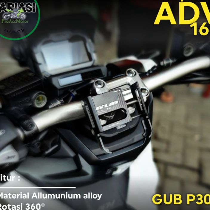 Holder HP ADV 160 Holder Handphone Stang ADV 160 Holder HP GUB P30 ADV 160 VARIO 160 PCX 160