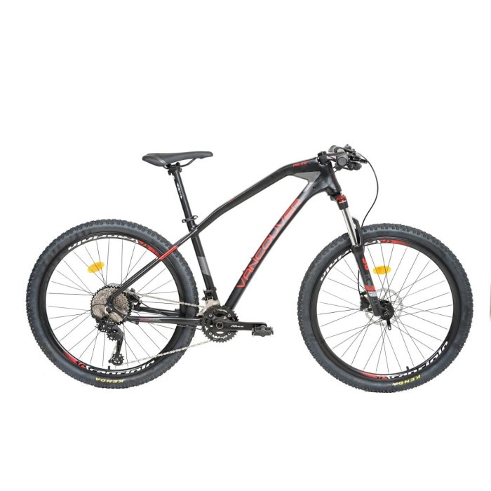 Terlaris Police Mountain Bike Vancouver Z12 - Black Red