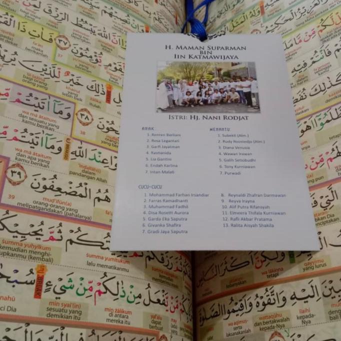 Siap COD Al Quran EXLUSIVE BESAR (A4) King Raja Salman