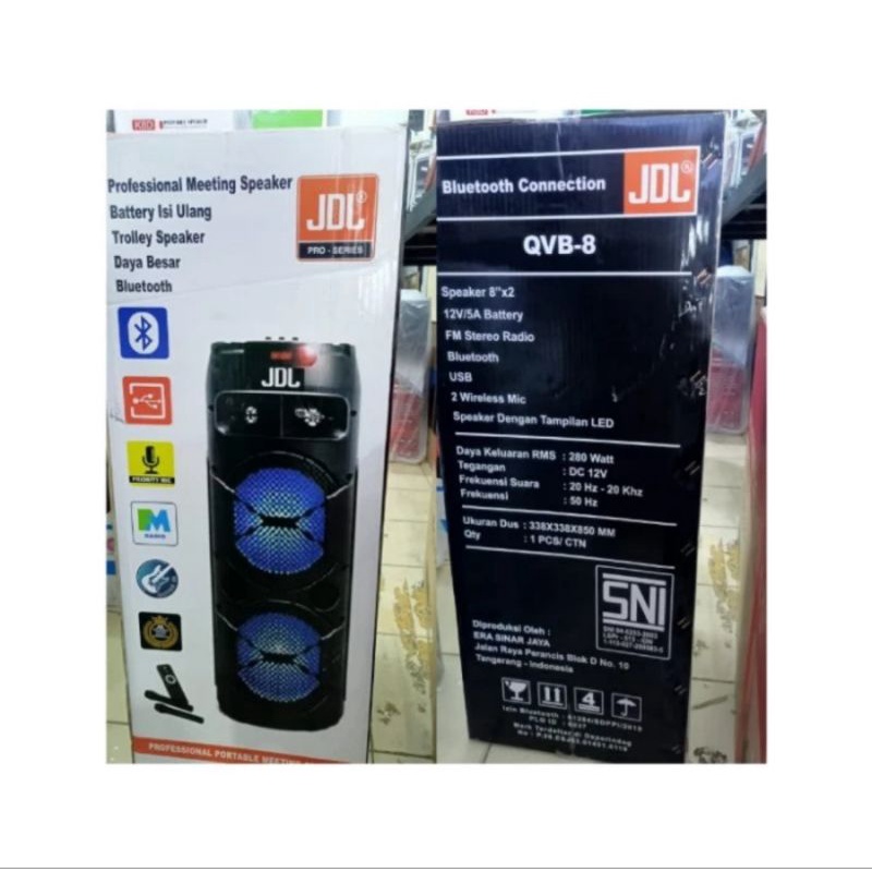 JDL QVB 8 SPEAKER WIRELESS PROFESSIONAL