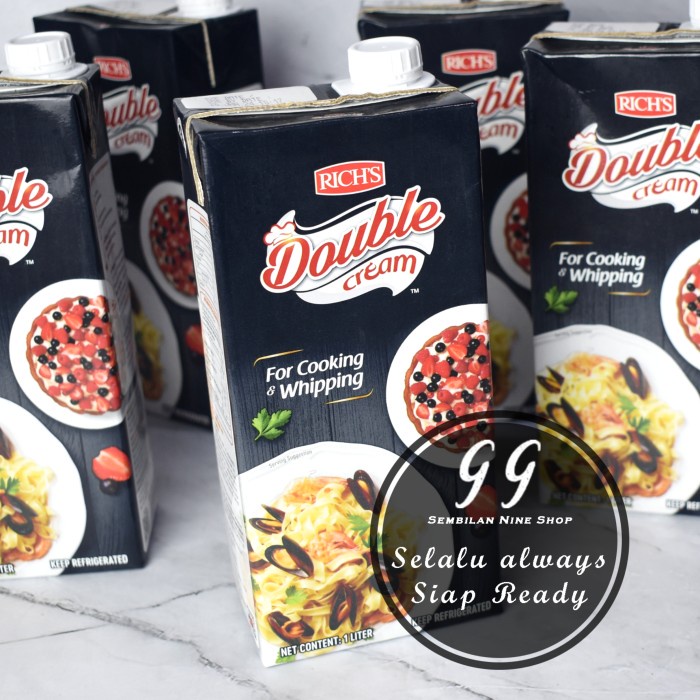 

Richs Double Cream Cooking Whipping 1 L Rich'S Rich Krim Masak Whiping