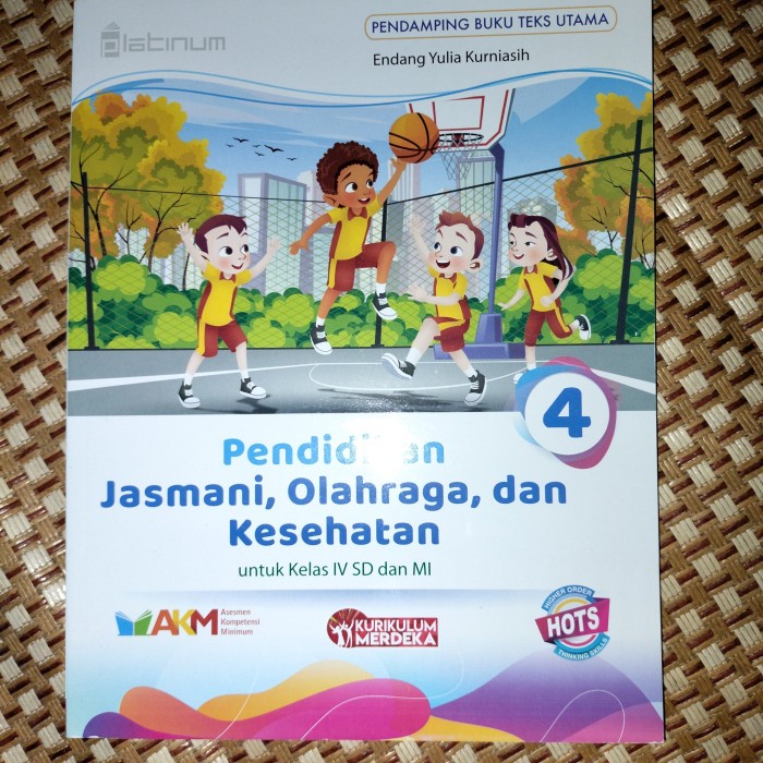 PROMO PJOK UNTUK SD KELAS 4, PLATINUM, KURIKULUM MERDEKA, TIGA SERANGKAI TERBARU