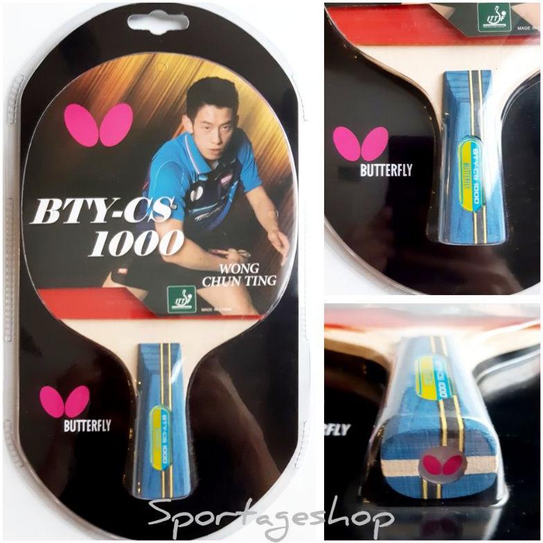 Baru Bet Bat Pingpong Penholder Butterfly Bty Cs 1000 Original Tenis Meja Penhold F23P