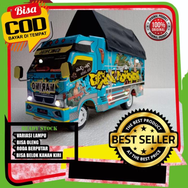 Populer Miniatur Truk Oleng/Miniatur Truk Kayu/Miniatur Truk Remot Control/Miniatur Bus Remot Contro