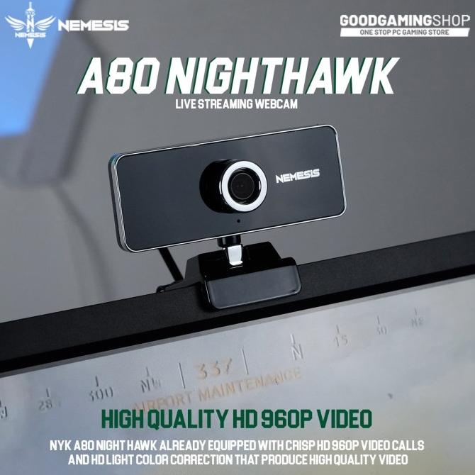 NYK Nemesis A80 Night Hawk - Gaming Webcam