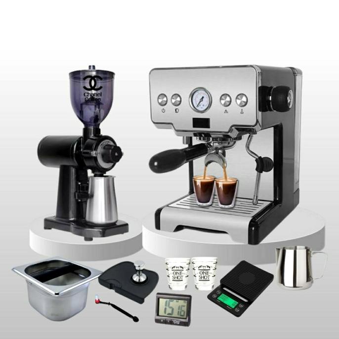 Paket Mesin Kopi Espresso / Paket Usaha Kedai Atau Rumahan Lengkap Levain.Store