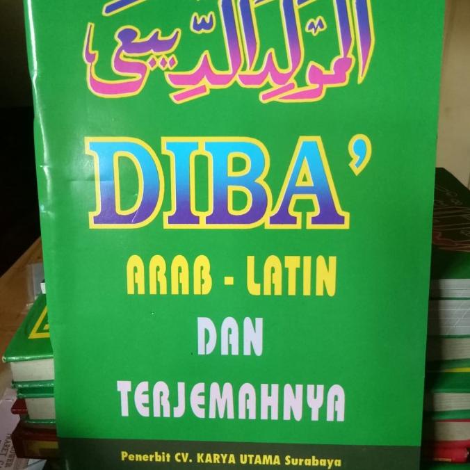 Siap COD Buku Terjemah Dibak Arab Latin dan Terjemah Maulid diba