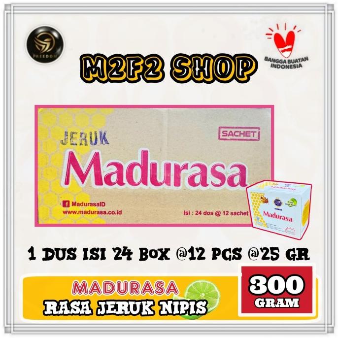 

Madurasa Minuman Madu Asli Rasa Jeruk Nipis Sachet - 300 gr (Karton)