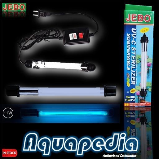 100pc Jeb CUV-11 Lampu UV Celup 11 Watt Submersible UV-C ORIGINAL