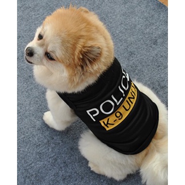 Bestseller Baju Anjing Kucing Polisi Police K9 Unit Hitam