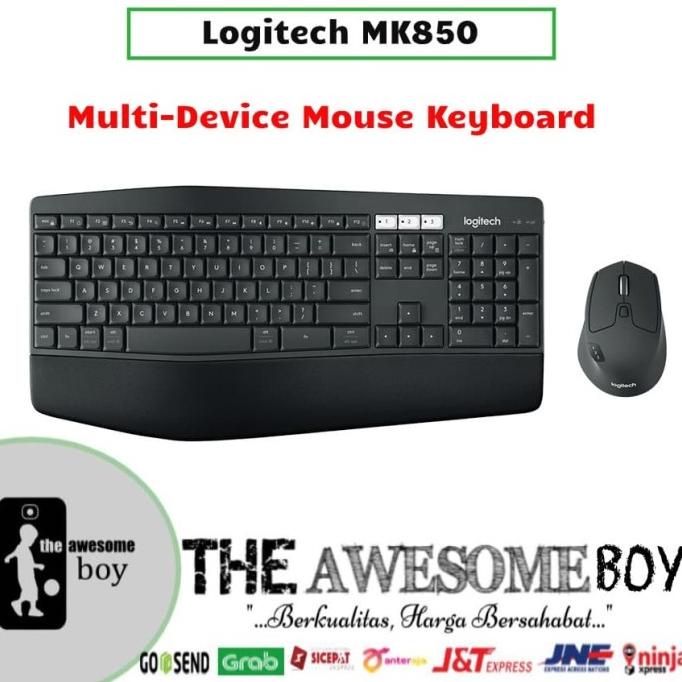 Logitech MK850 Wireless Bluetooth Keyboard Mouse M720 Combo Flow