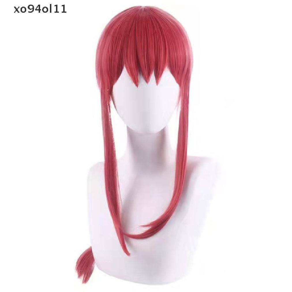 Discount Wig Rambut Sintetis Model Panjang Lurus Warna Merah Untuk Cosplay Halloween