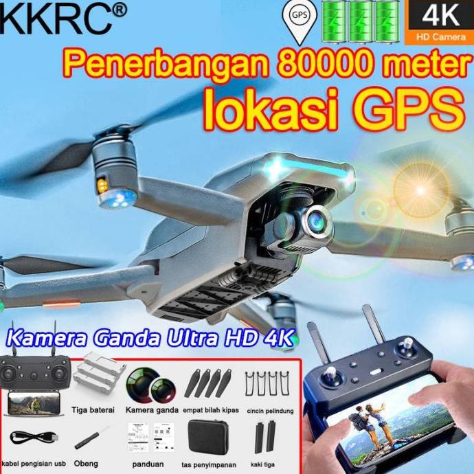 Murah Drone Jarak 10 Km Original KKRC Pro Drone Kamera Jarak Jauh Peng