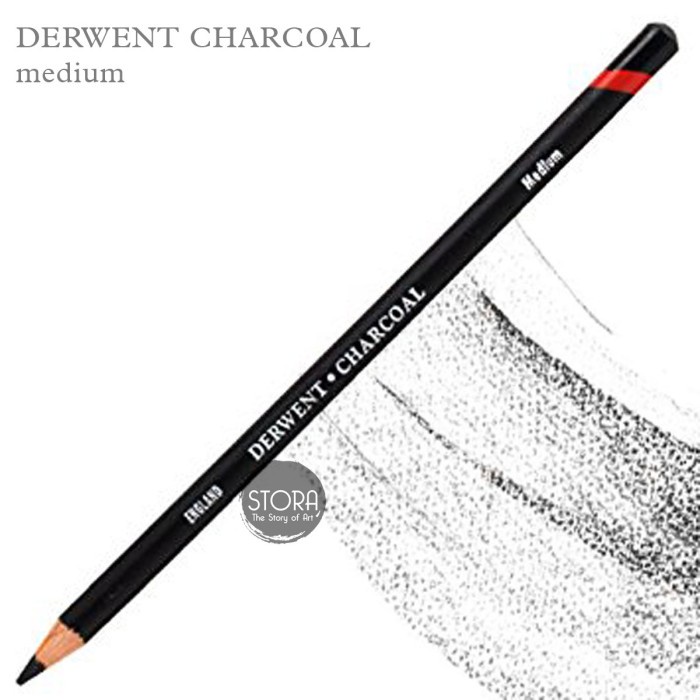 

Terlaris Derwent Charcoal Pencils Medium / Pensil Arang