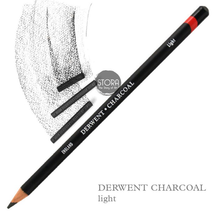 

Terlaris Derwent Charcoal Pencils Light / Pensil Arang