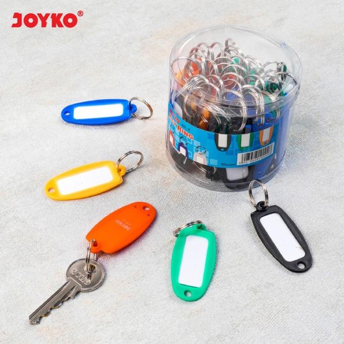 

Key Ring / Gantungan Kunci Name Tag Label Joyko Kr-8 Isi 50 Pcs