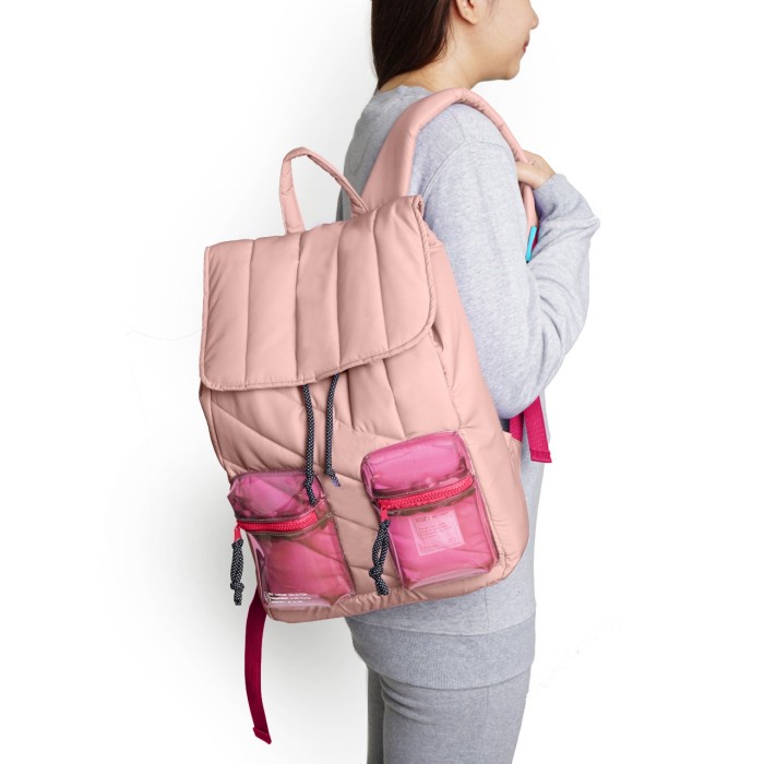 HOT SALE TAS RANSEL LAPTOP 15INCH PRIA WANITA NIION MERA PATTERN COLLECTION TERBARU