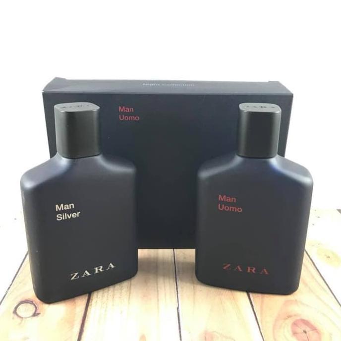 Original Parfum Cowok 1 set - Parfum Pria Zara Silver & Zara Uomo