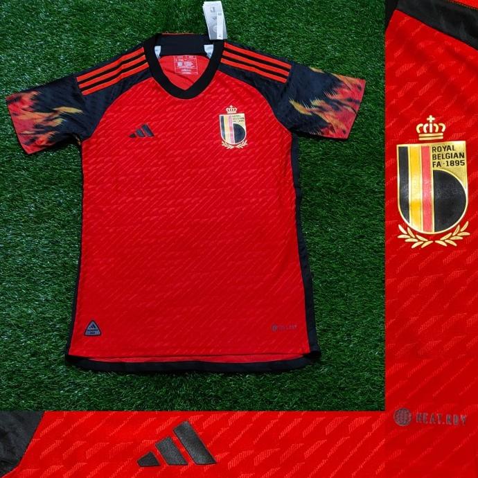 PLAYER ISSUE JERSEY BELGIA HOME HEAT DRY PIALA DUNIA 2022 GRADE ORI