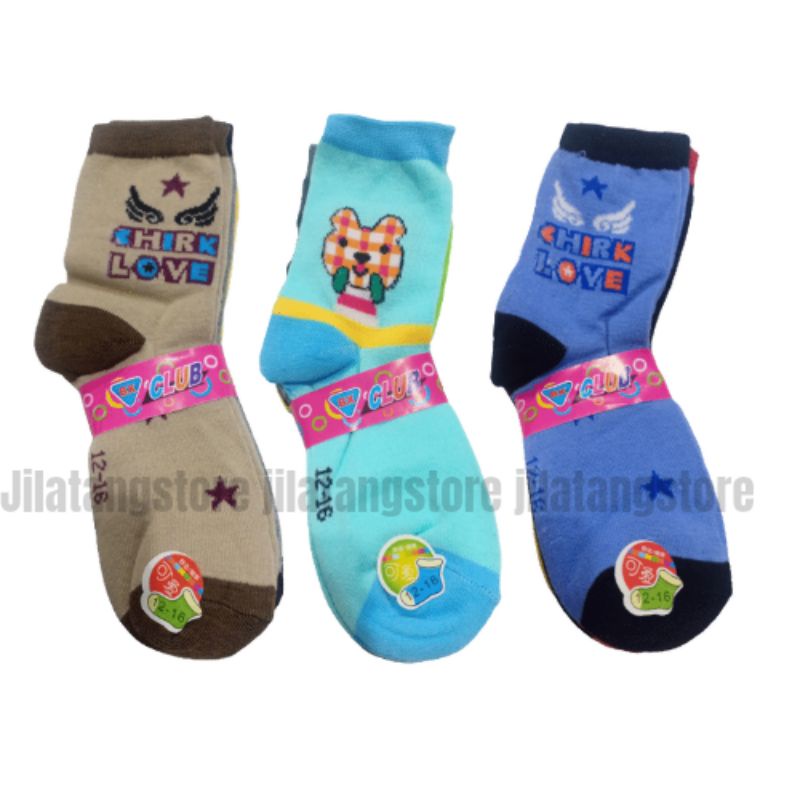 kaos kaki anak motif lucu ukuran PAUD,TK  dan SD kaos kaki cewek cowok,/unisex