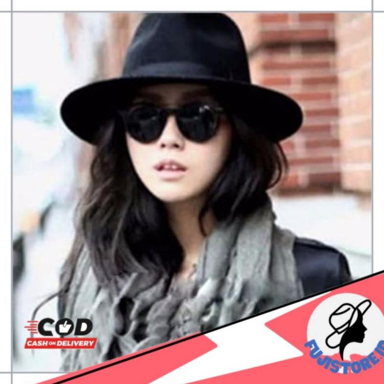 Viral Topi Koboi | Koboy | Coboy | Comboy | Laken Pedora Pria Wanita Cewek Cowok Dewasa Lebar Besar 