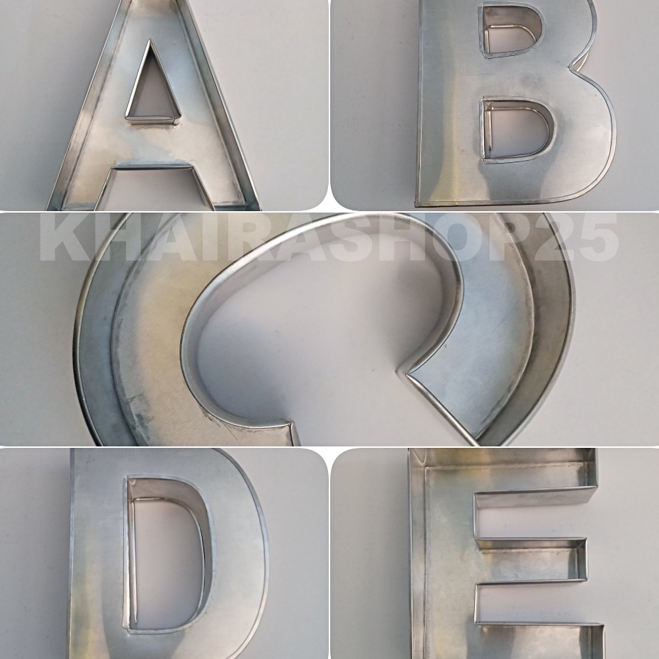 Murah Loyang kue huruf Cetakan kue huruf Loyang cake huruf untuk ulang tahun