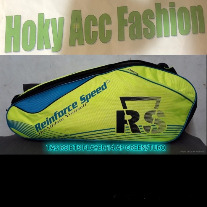 Terlaris Tas Badminton Rs Player 14 Bt6 Original 100% Resmi