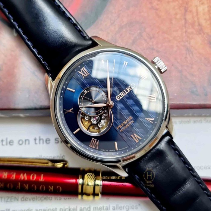 PROMO JAM PRIA SEIKO PRESAGE AUTOMATIC SSA421J1 SSA421 SILVER BLUE ORIGINAL TERBARU