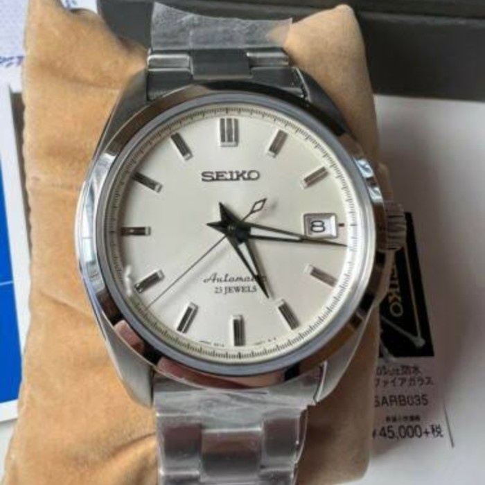 MUST HAVE SEIKO SARB035 / SARB 035 PRESAGE WHITE DIAL 38MM ORIGINAL JDM TERLARIS