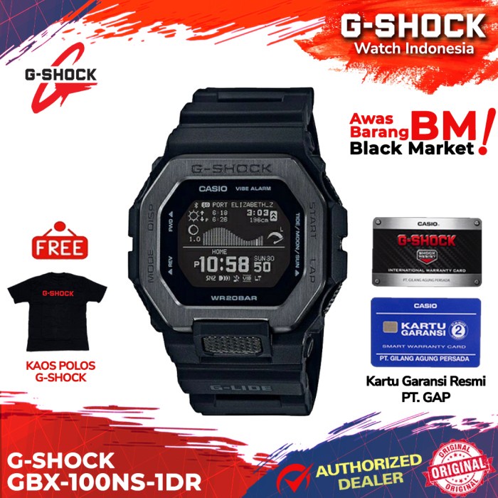 MUST HAVE G-SHOCK GSHOCK GBX-100NS-1DR GBX-100NS GBX-100 GBX100NS GBX 100NS TERLARIS