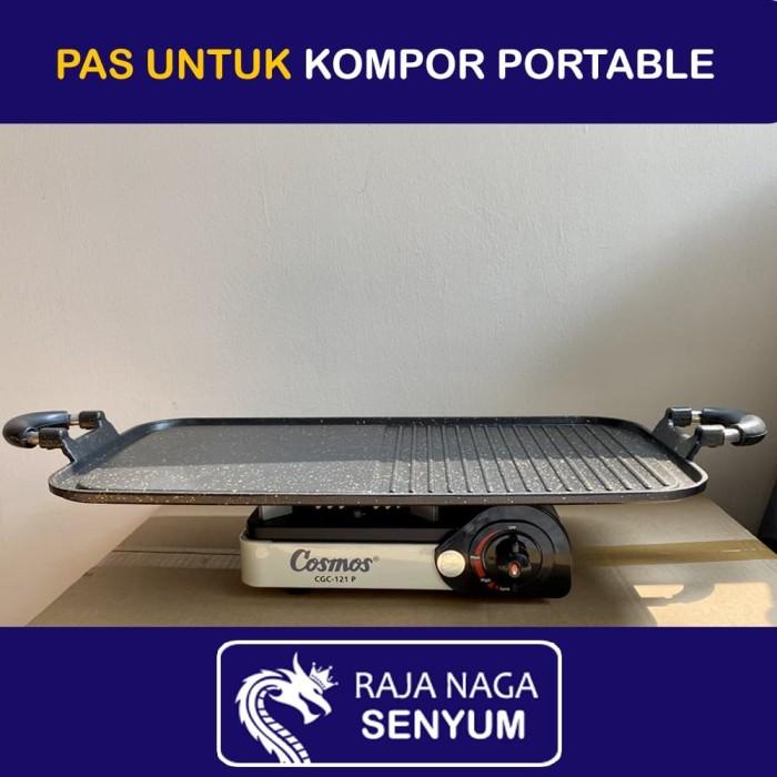 PAKET KOMPOR PORTABLE GRILL PAN GAS PORTABEL 1 TUNGKU COSMOS CGC 121P