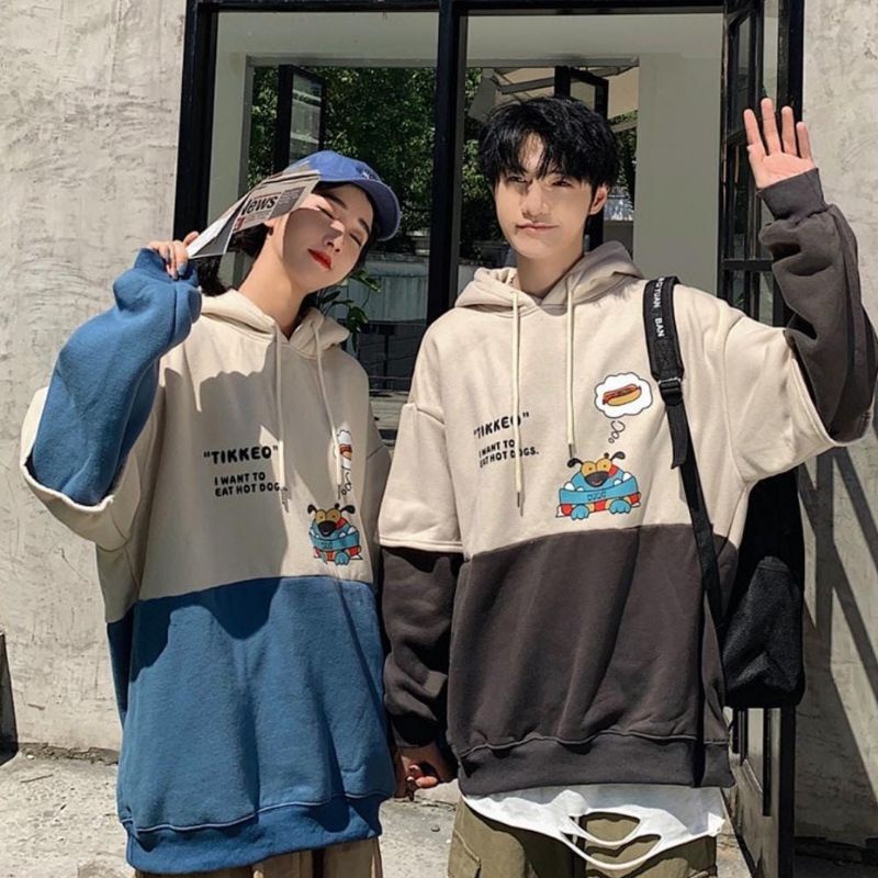 TIKKEO HODIE SWEATER WANITA OVERSIZE - PAKAIAN WANITA KOREAN STYLE