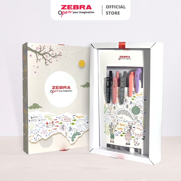 

Bestseller Zebra Gift Set - Sarasa 05, Mildliner & Mildliner Brush Free Stiker