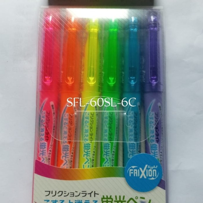 

Bestseller Pilot Frixion Light Set-6 Sfl-60Sl.6C/6Cs Highlighter Frixion (1Set6)