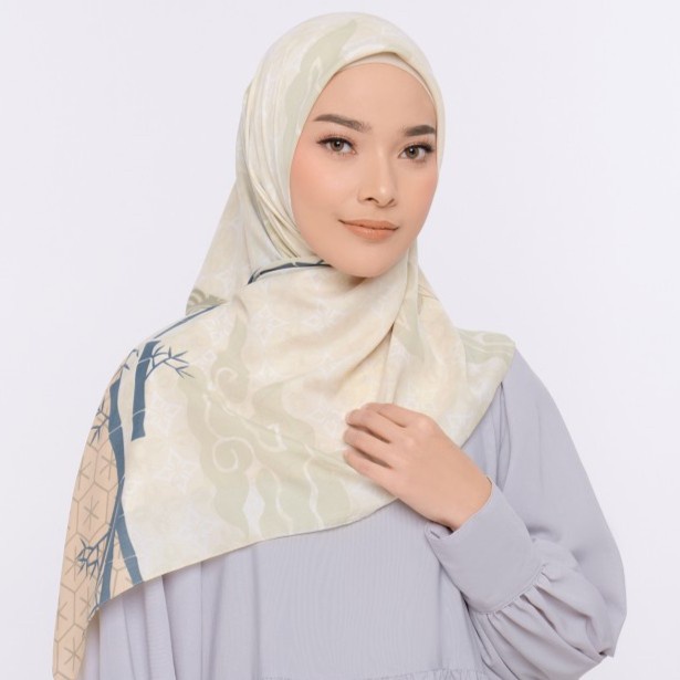 Bestseller Zm X Saung Angklung Udjo Wheat Scarf Kerudung Segi Empat