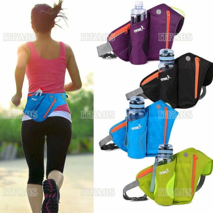 Tas Pinggang Olahraga Lari Running Bag Holder Botol HP Waterproof Air