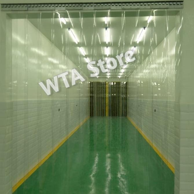 TIRAI PVC STRIP CURTAIN TIRAI PLASTIK CUSTOM S Lengkap BRACKET HANGER