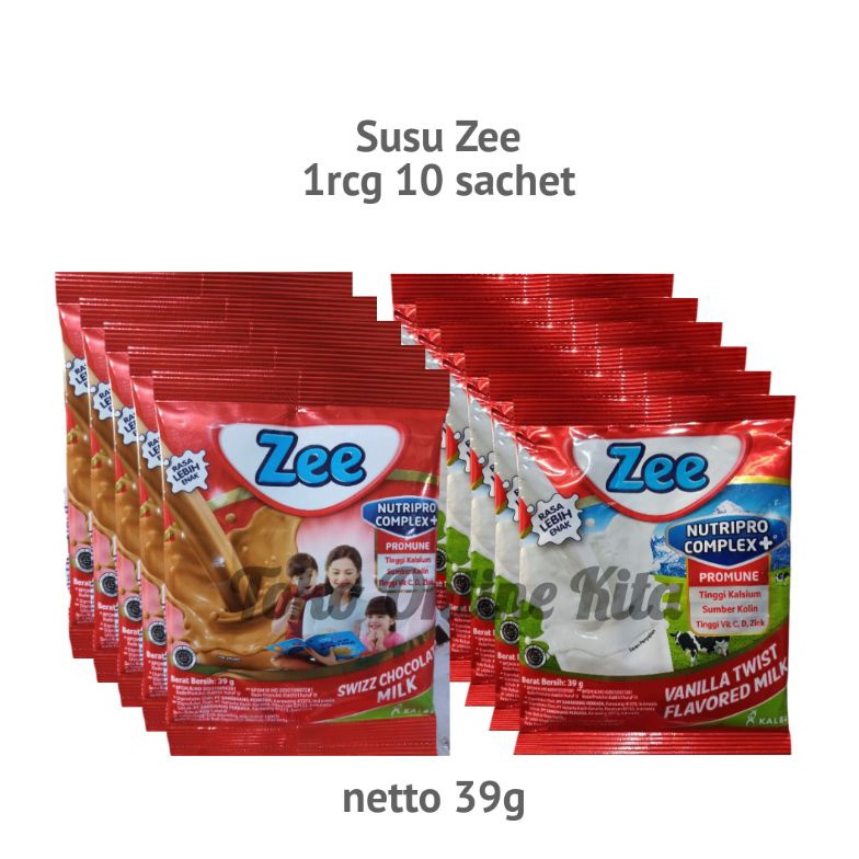 

Produk Terkini.. SUSU ZEE RENCENG / SACHET MURAH !!! 10x39gr (exp 2024) 92