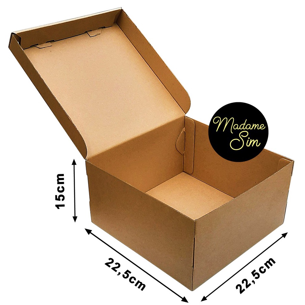 

Diskon.. KOTAK KUE - CAKE BOX 22x22x15 (ISI 10 PCS) QDE