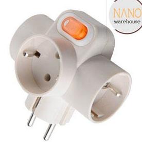 =+=+=+] Steker Cok Cabang 3 Besar T Arde Saklar Uticon SC382