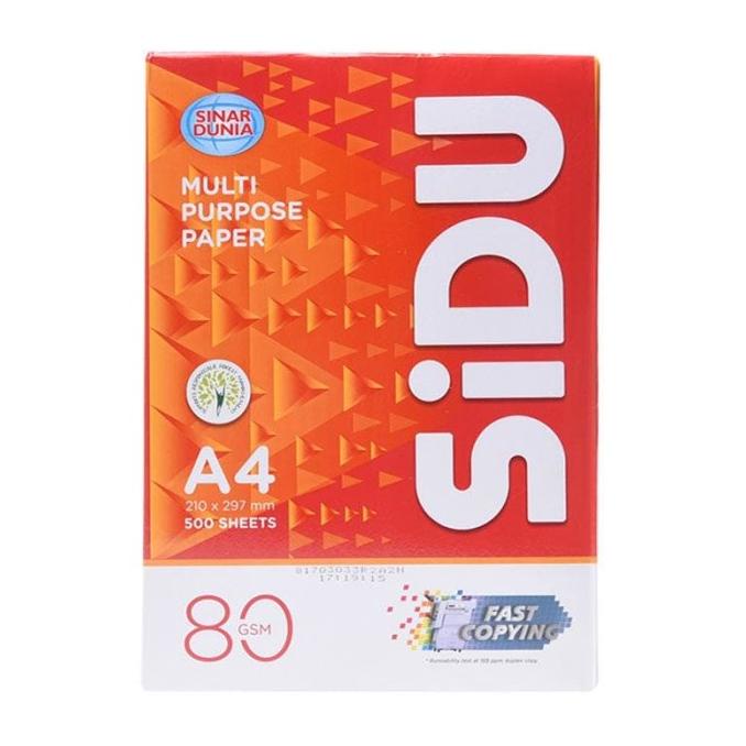 

Kertas HVS Sinar Dunia SIDU A4 80 Gram