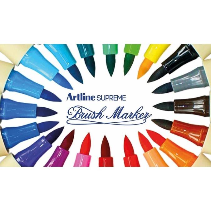 

Spidol Kuas Artline Supreme Brush Marker Variasi 2