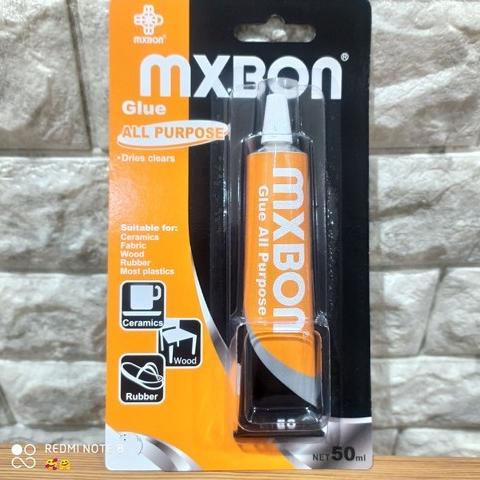 

=====] Lem Serbaguna Transparan Mxbon GLUE MULTIPURPOSE MXBON 50 ML CLEAR