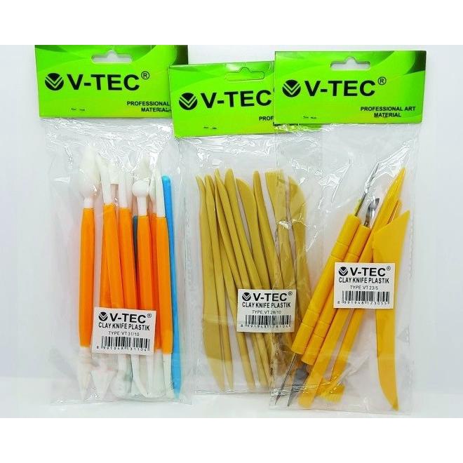 

Alat Clay / Tool Clay Knife / Pisau Ukir CLAY V-TEC