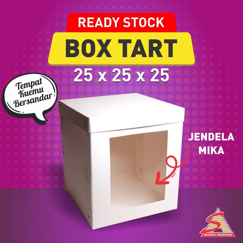 

Miliki Juga Box Tart 25 x 25 x 25 0SC